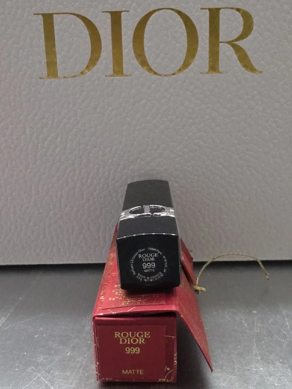 Dior Rouge 999 Matte Lipstick With Special Edition Lunar New Year Box